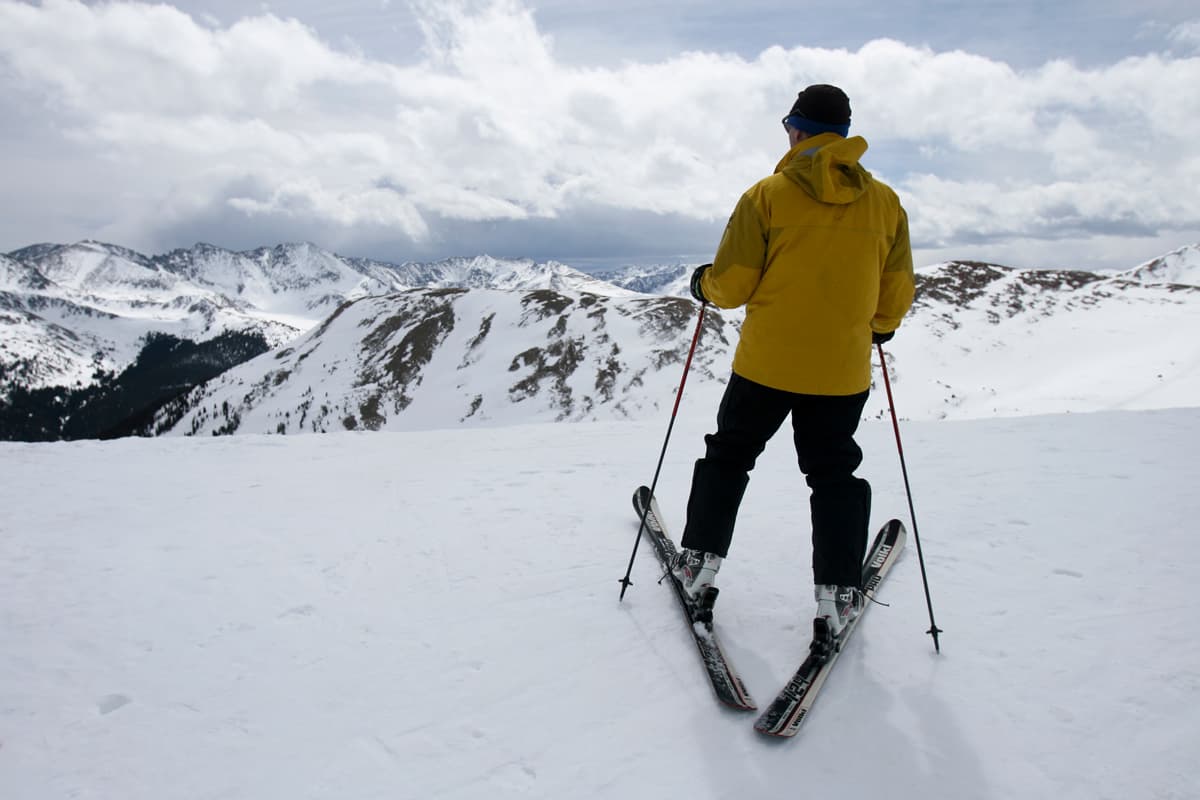 Downhill skiing in Copper Mountain