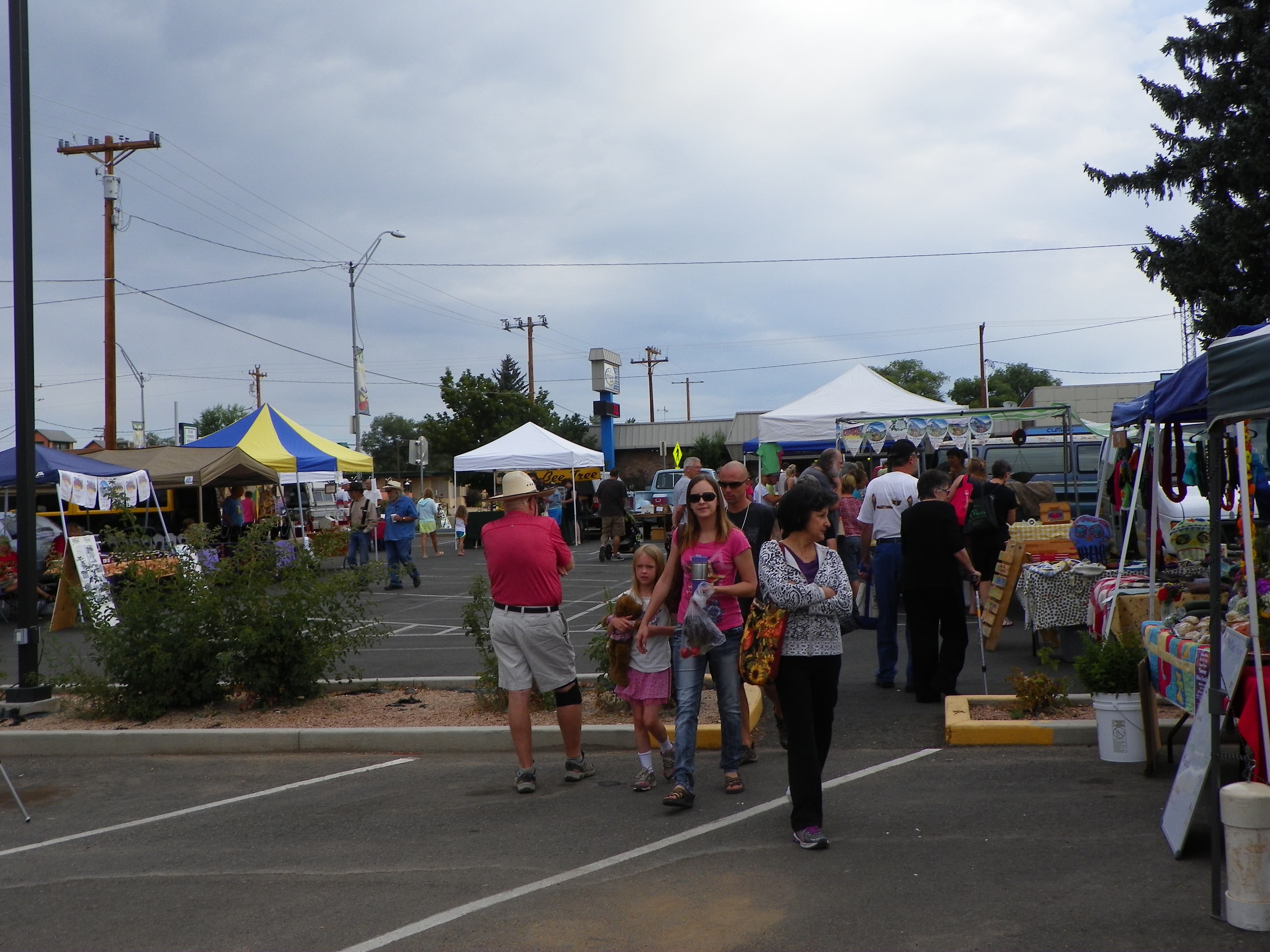 the cortez farmers market is the place to be in cortez every saturday from june through october. photo