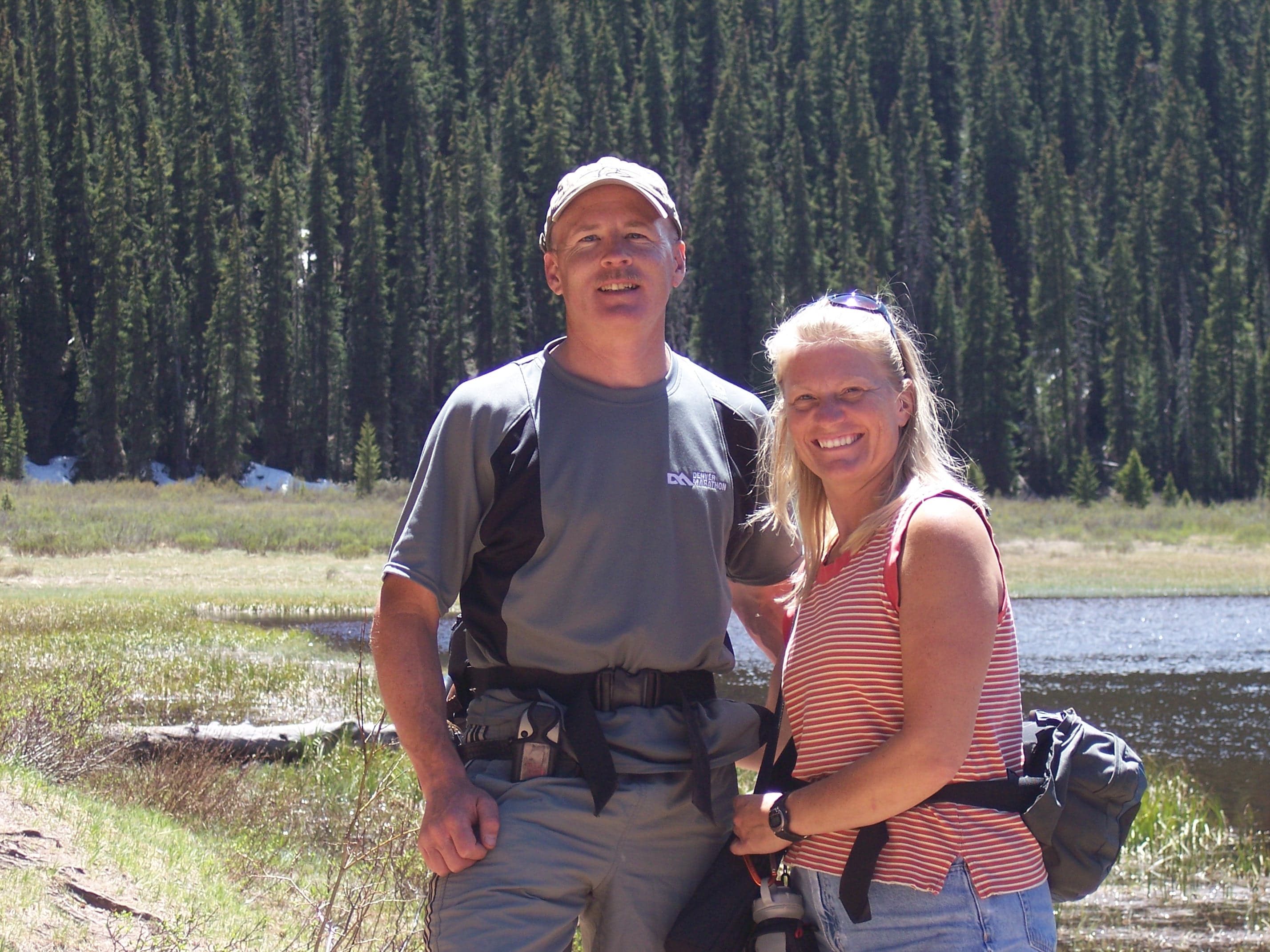 hiking in the gore range, lower boulder lake photo
