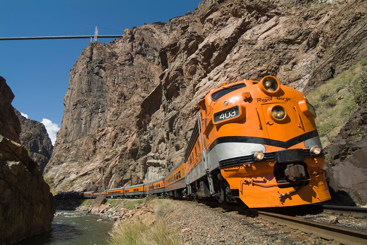spectacular views of the royal gorge aboard the train! photo