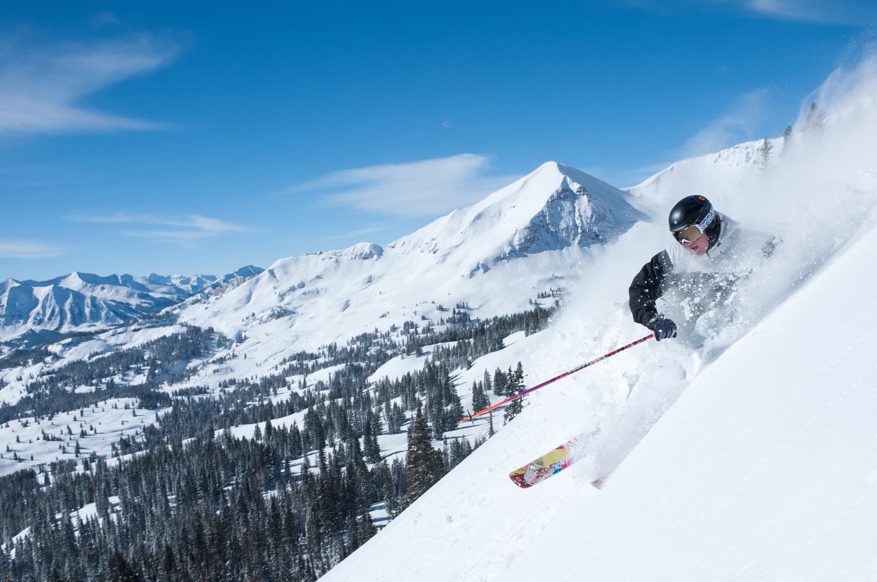 cat skiing on 1000+ acres of private with irwin photo