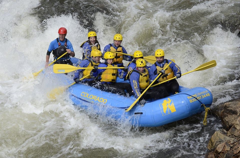 exciting whitewater photo