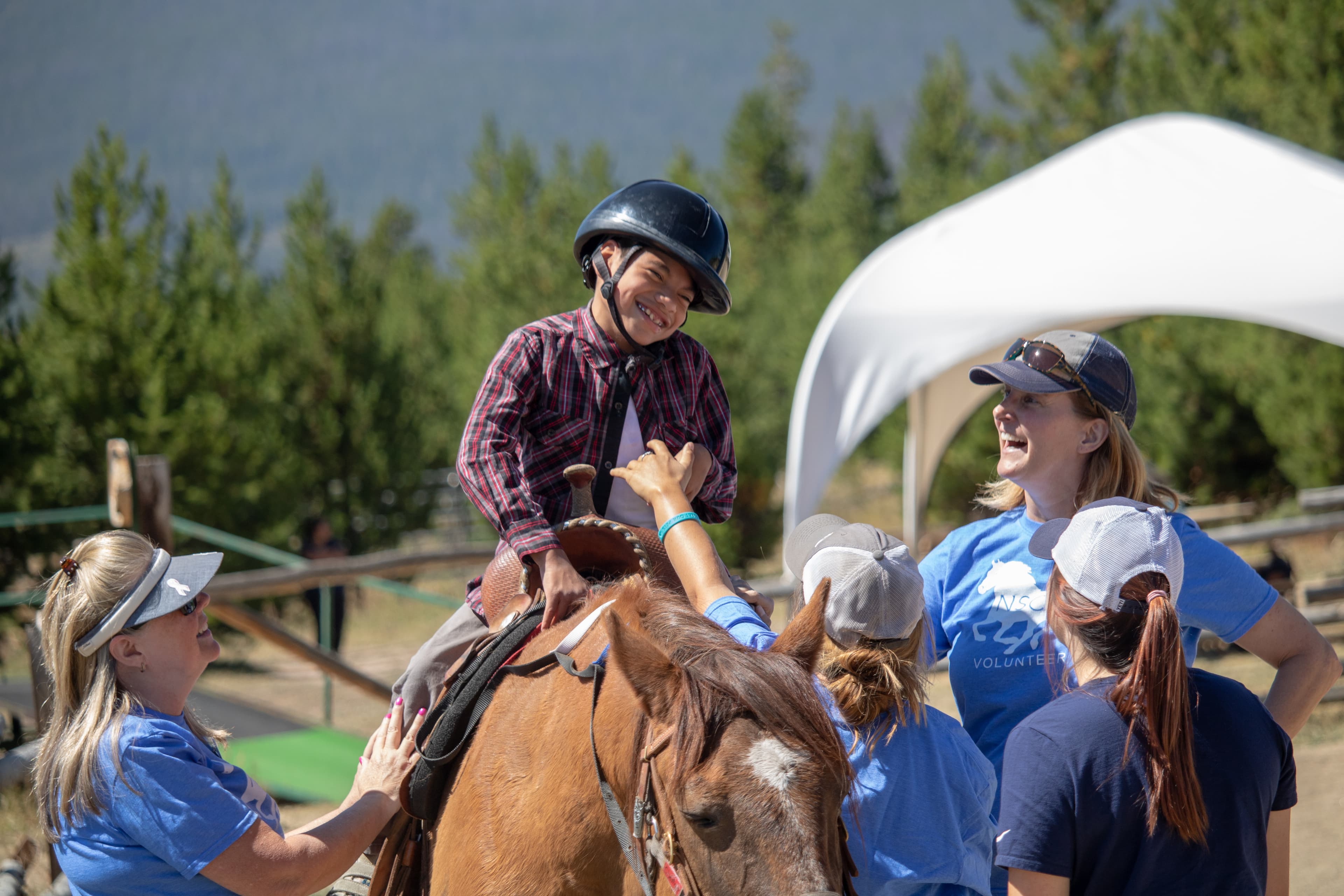 nscd therapeutic horseback riding lesson photo