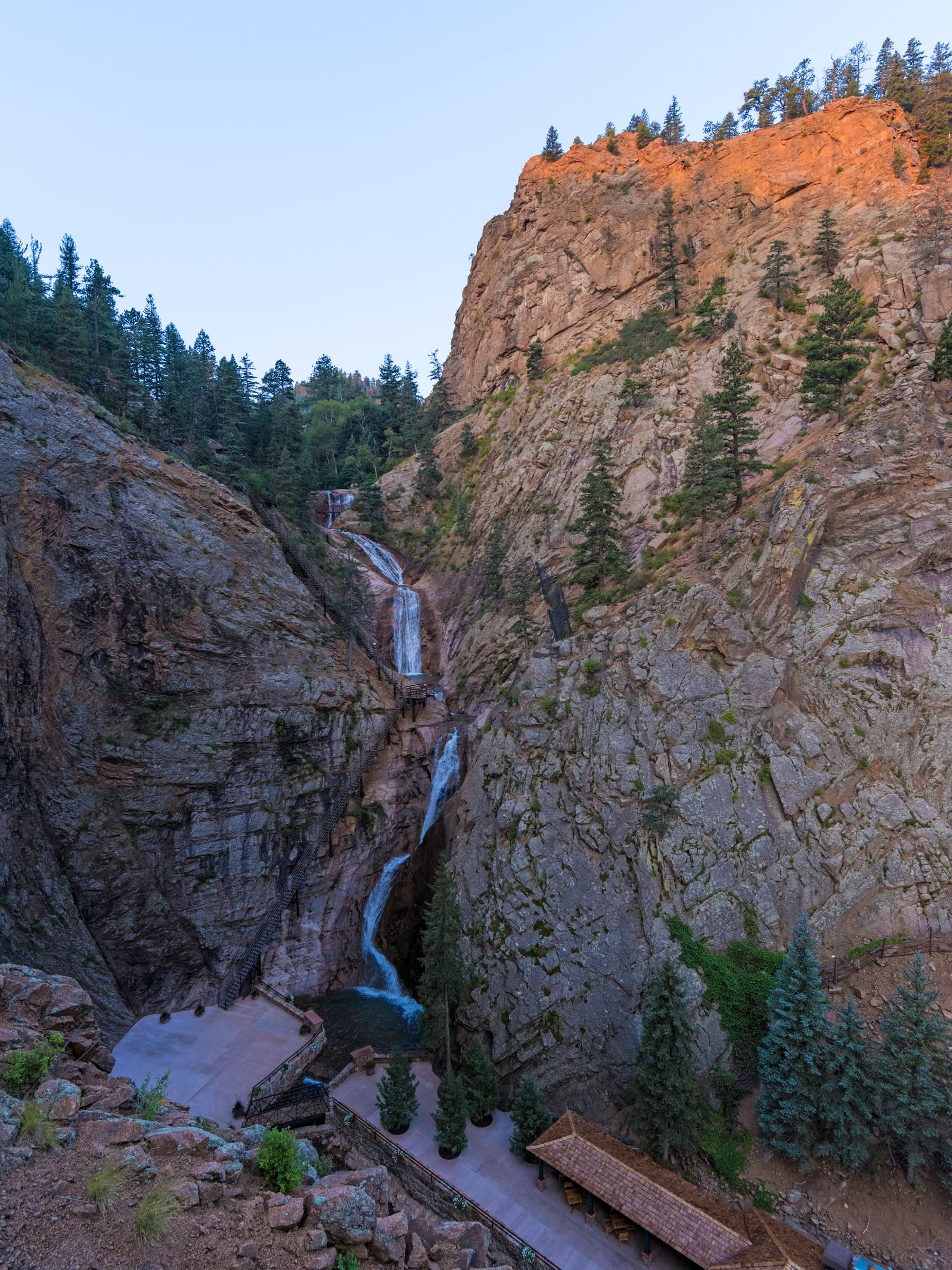 seven falls at dawn photo