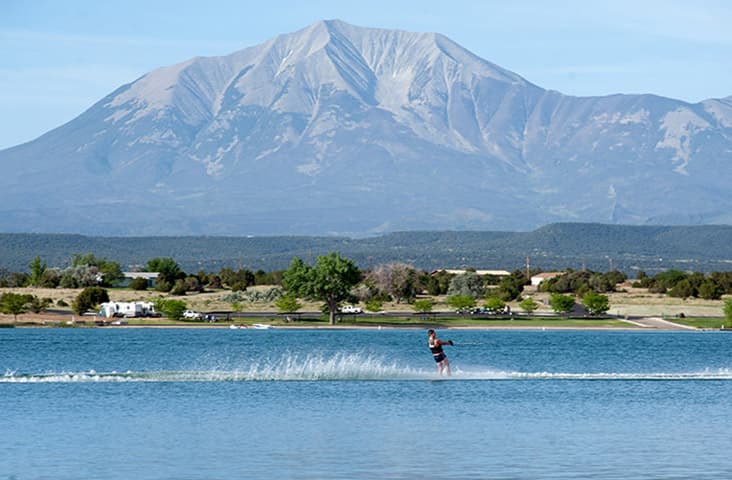 lathrop state park-water skiing photo