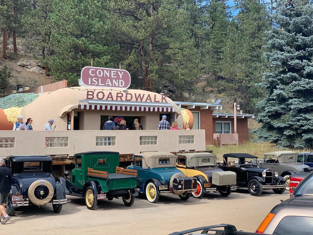 coney island boardwalk in bailey photo