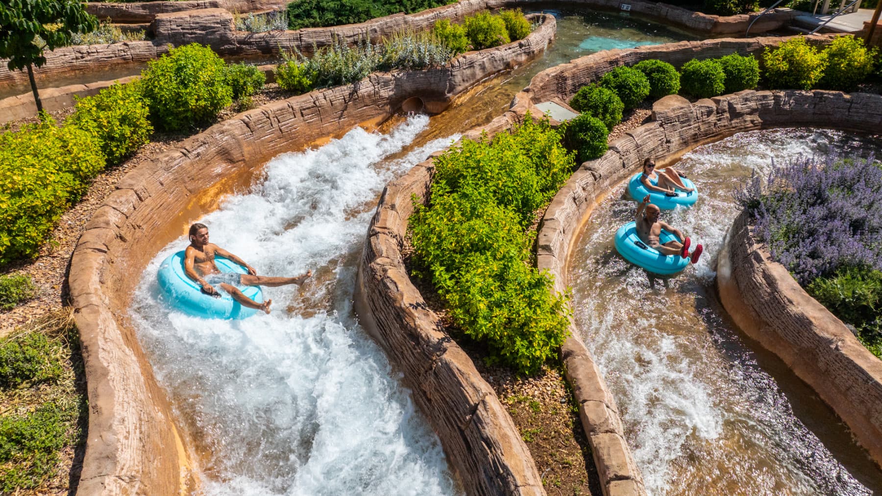 shoshone chutes is a whitewater river open-air tube ride that plunges you downhill with plenty of twists and turns and screams. photo 2
