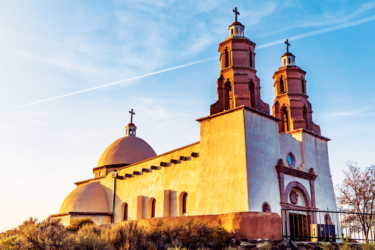 Shrine of the the Stations of the Cross in San Luis