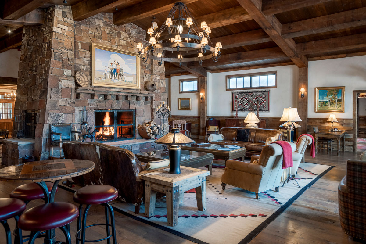 A grand living room perfect for relaxation after a day exploring Trinchera Blanca Ranch