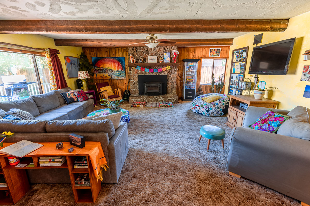 The Wanderlust Hostel living room