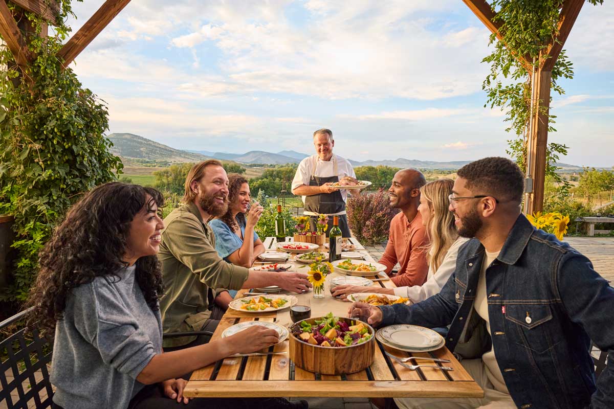 A farm dinner in Longmont