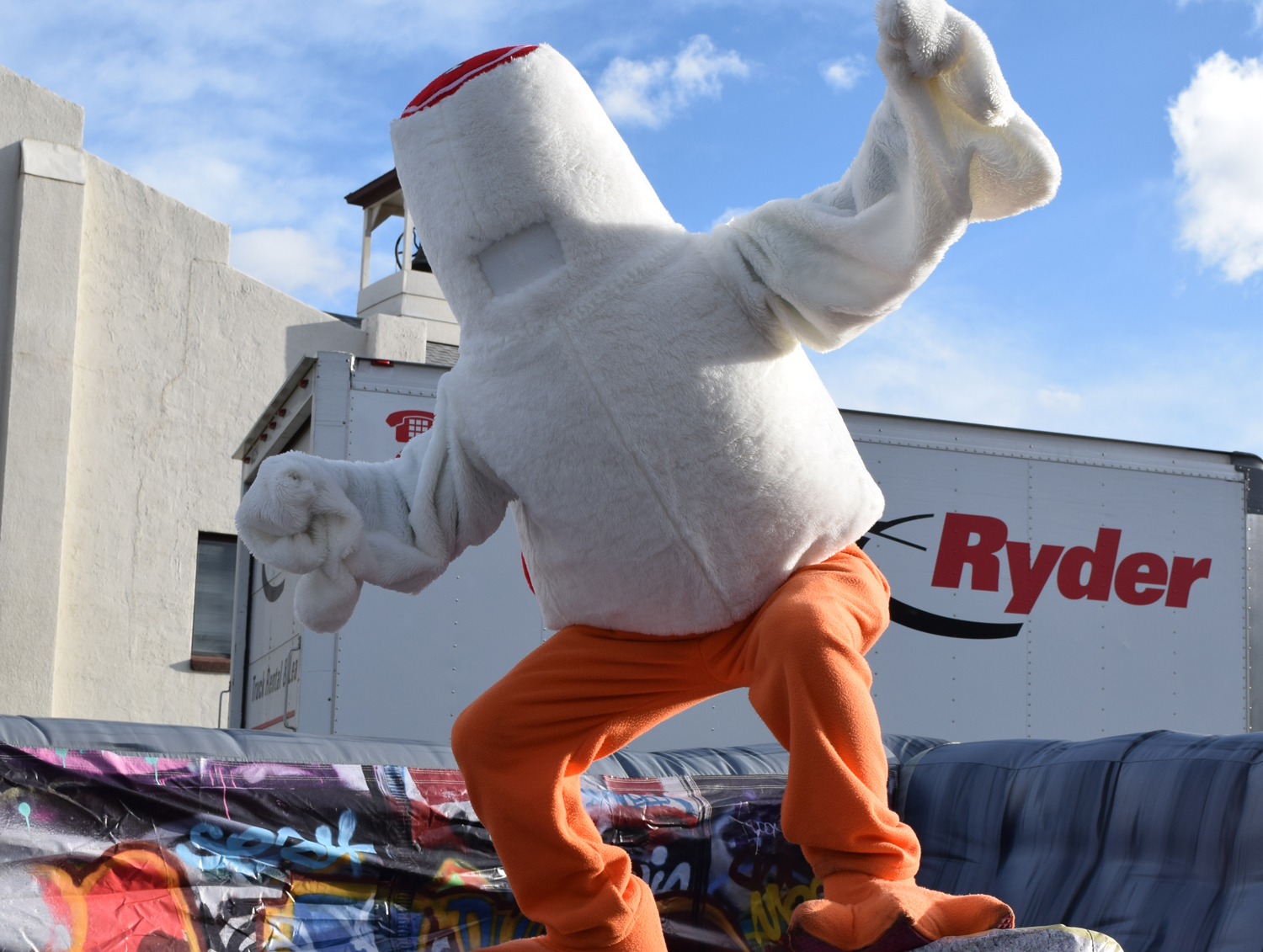 headless chicken at Mike the Headless Chicken Festival 