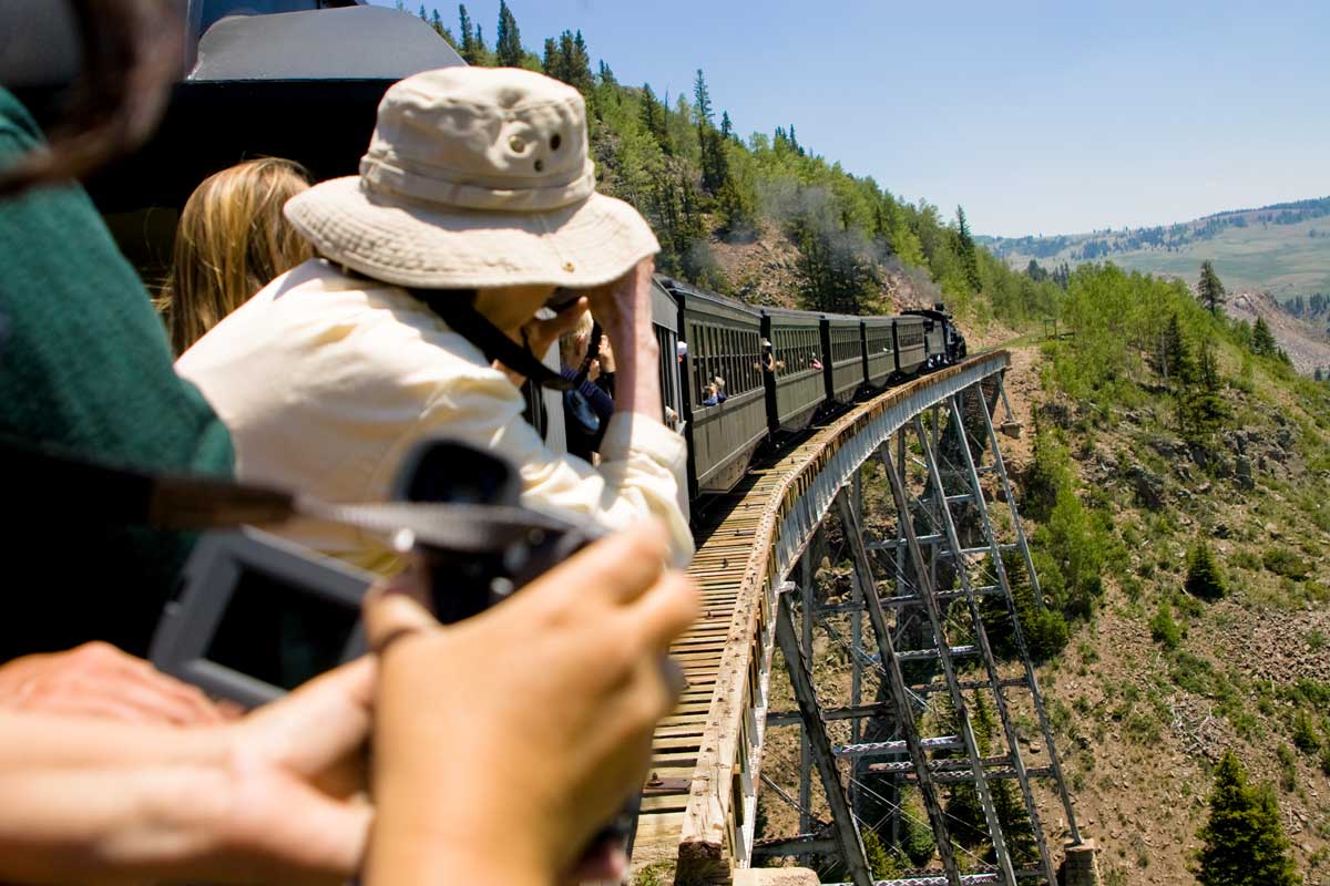 Cumbres & Totlec Scenic Railroad in Antonito