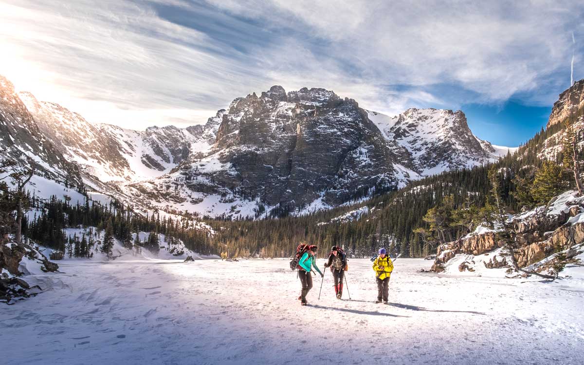Snowshoeing in Colorado