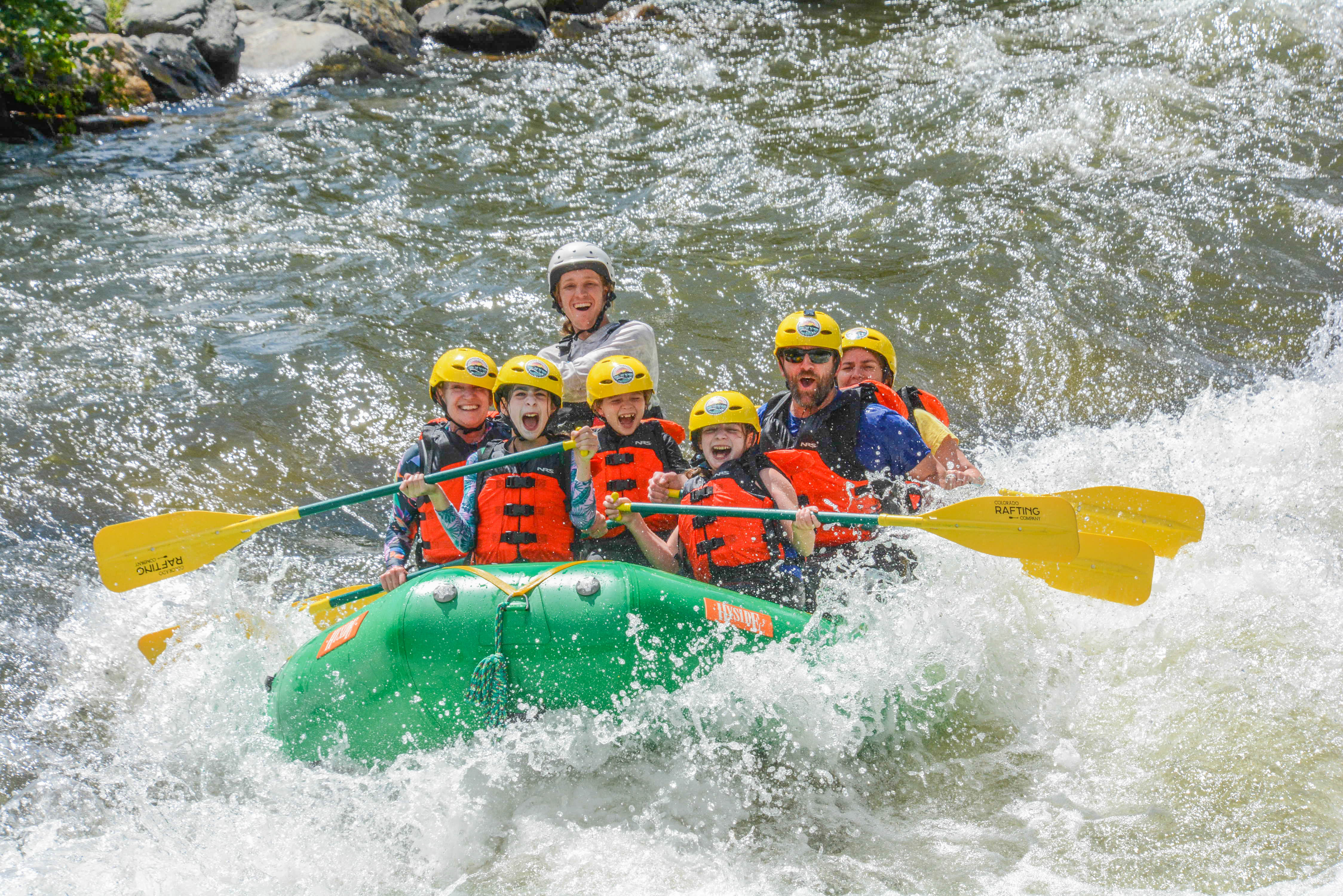 challenging and fun clear creek canyon beginner whitewater adventure photo 2