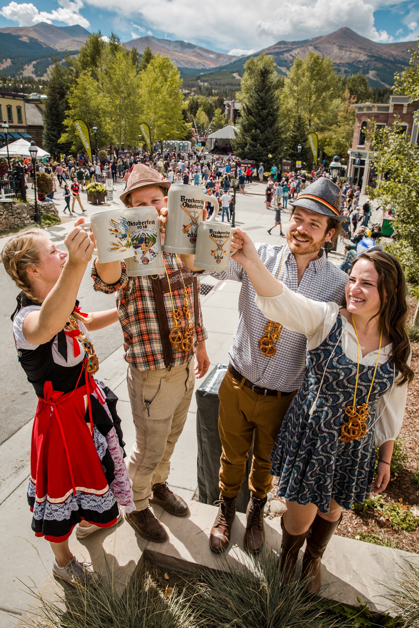 breckenridge oktoberfest is the largest street party in the rocky mountains. photo