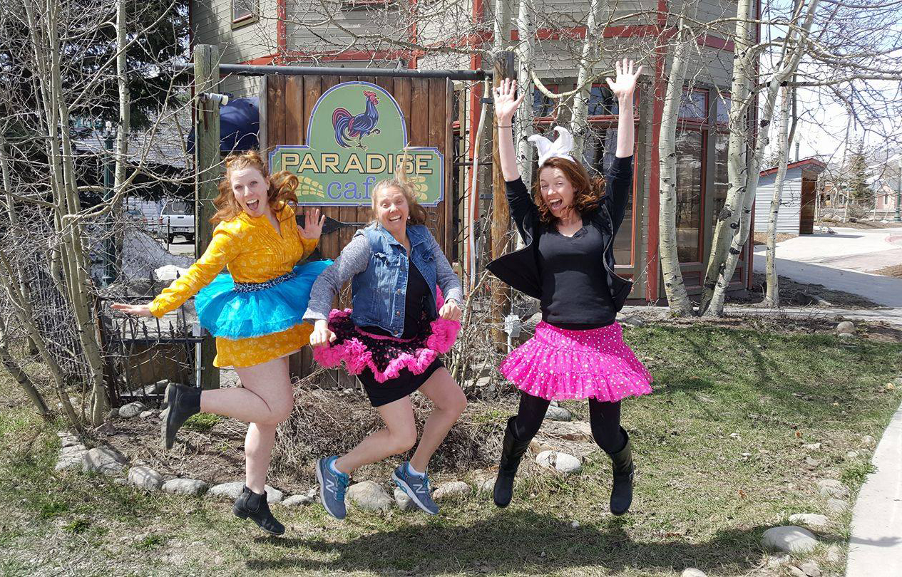 fun at the paradise cafe in crested butte photo