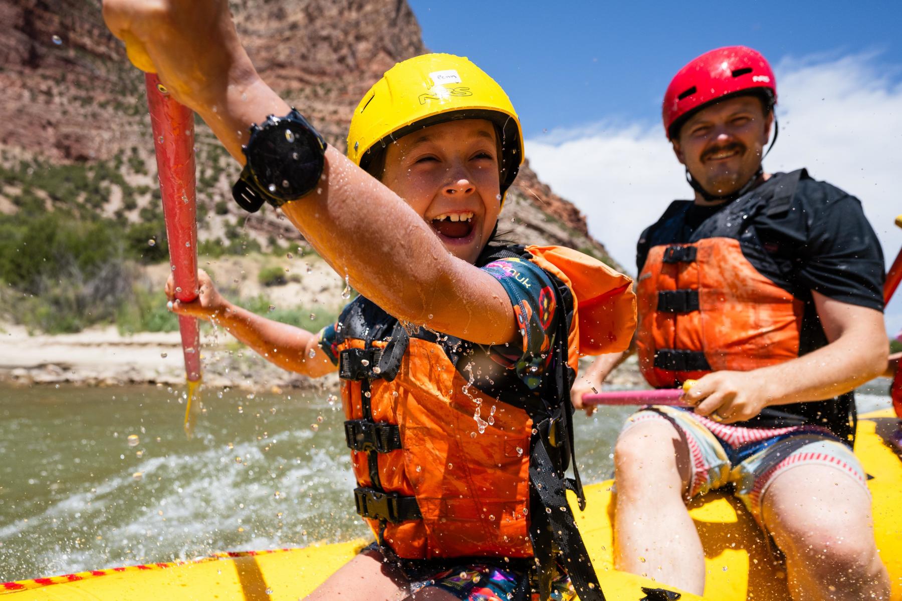 split mountain canyon rafting in dinosaur national monument photo 7
