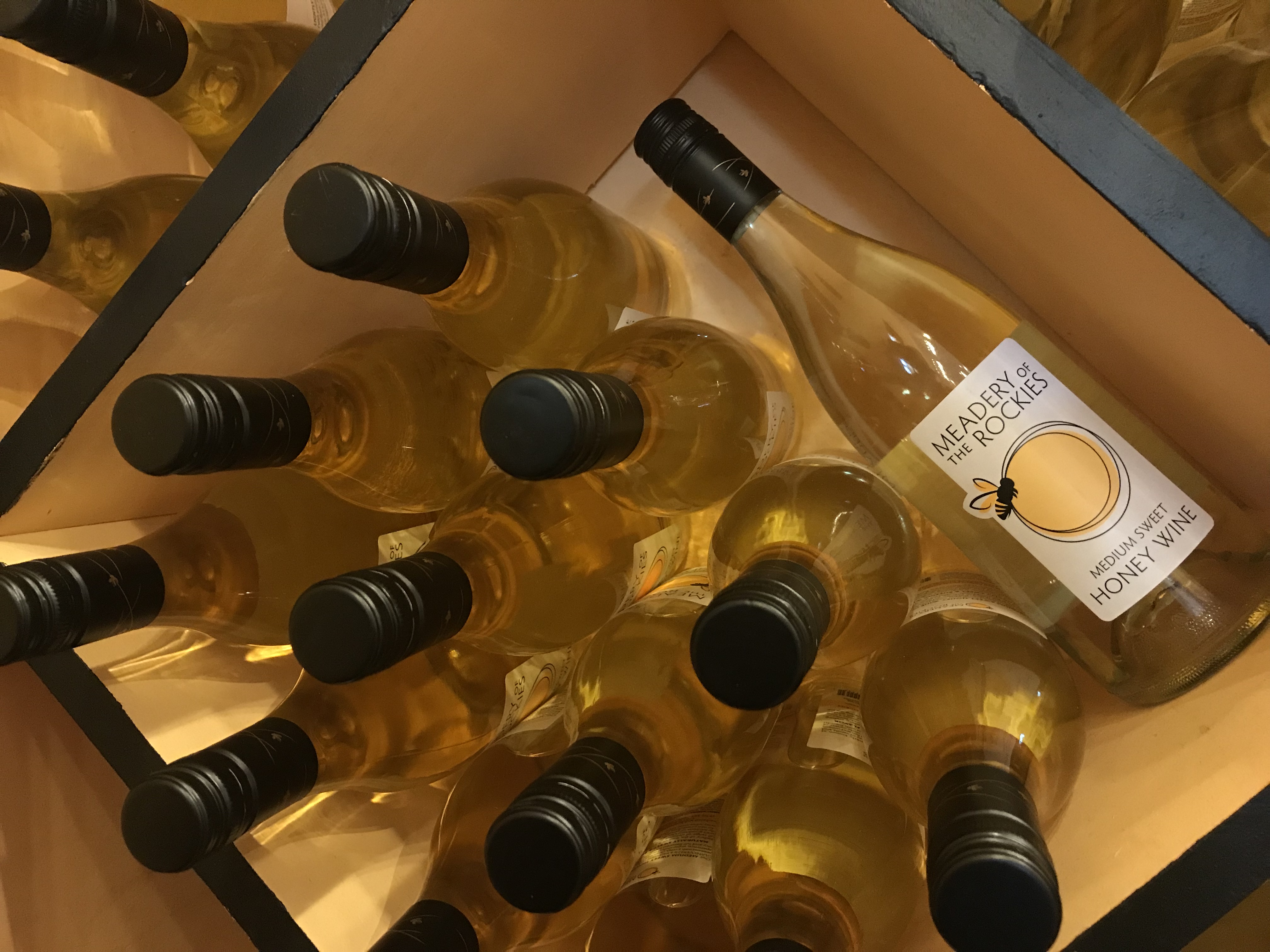 come taste meadery of the rockies' vast array of traditional, melomel, and fortified dessert honey wines photo