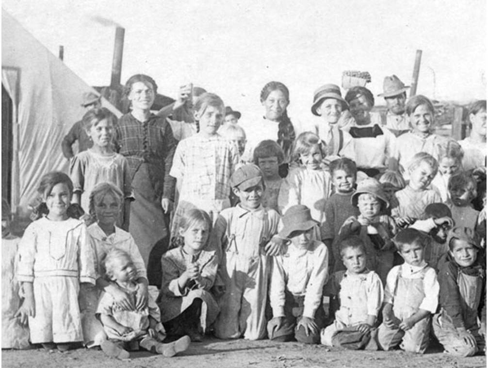 children of the ludlow camp photo