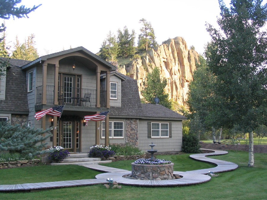 guest entrance at arbor house inn photo