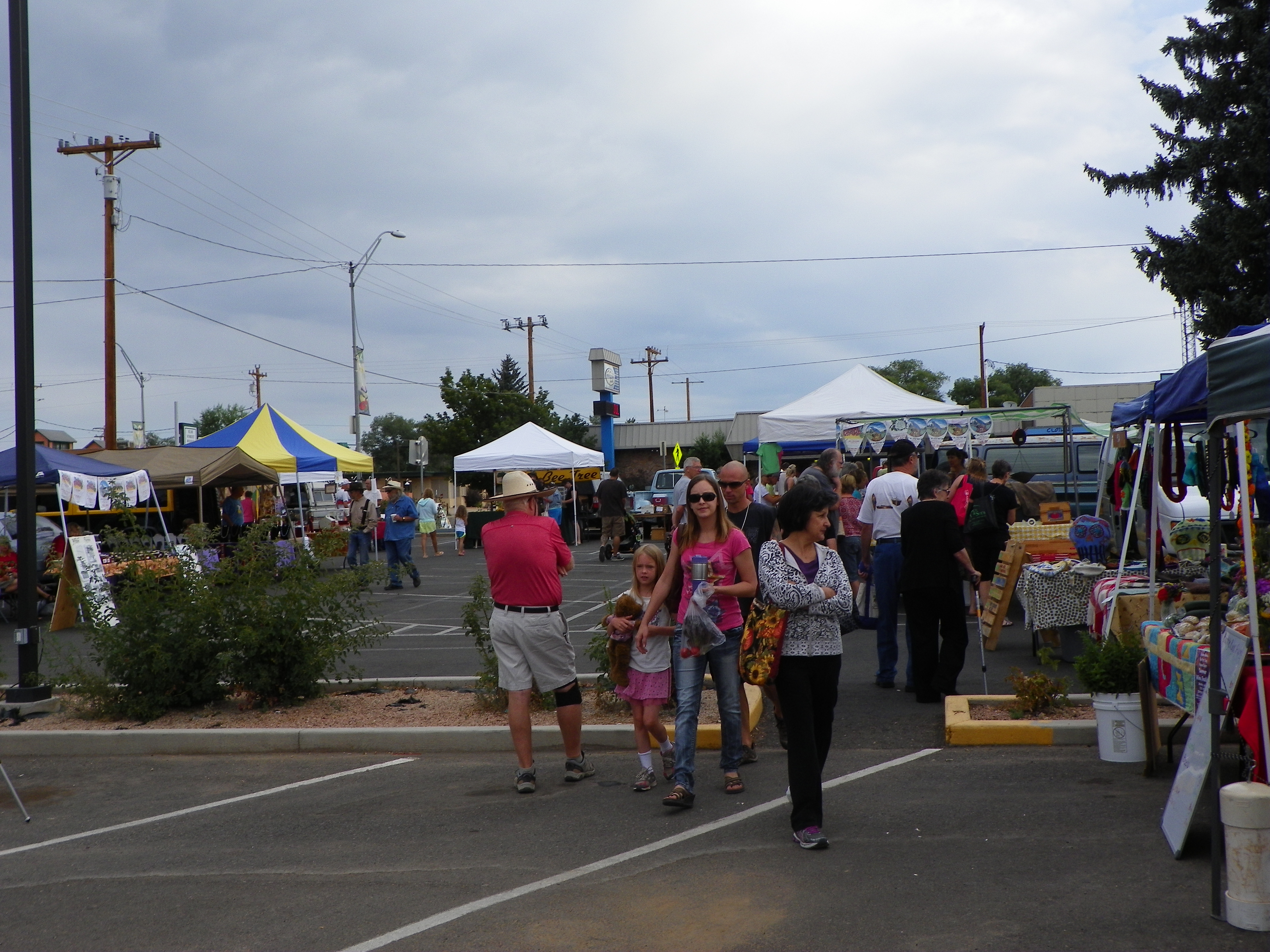 the cortez farmers market is the place to be in cortez every saturday from june through october. photo