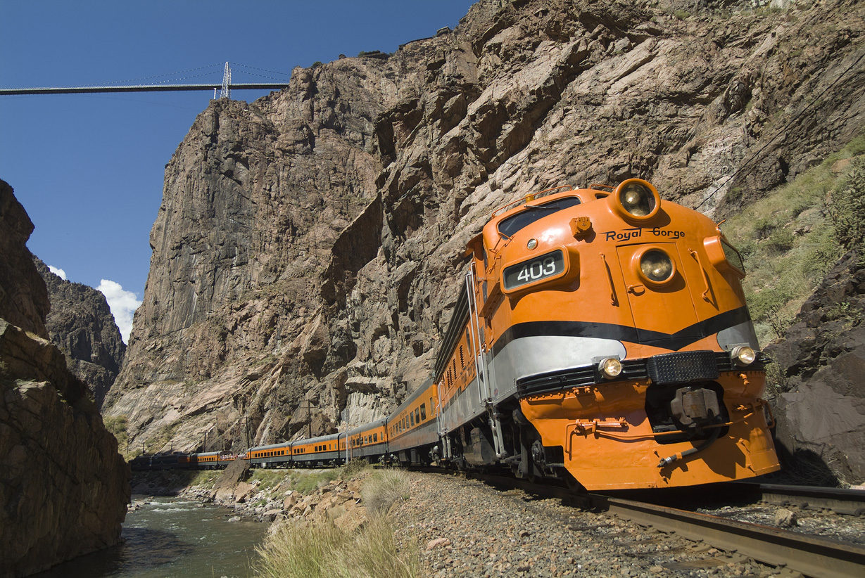 spectacular views of the royal gorge aboard the train! photo