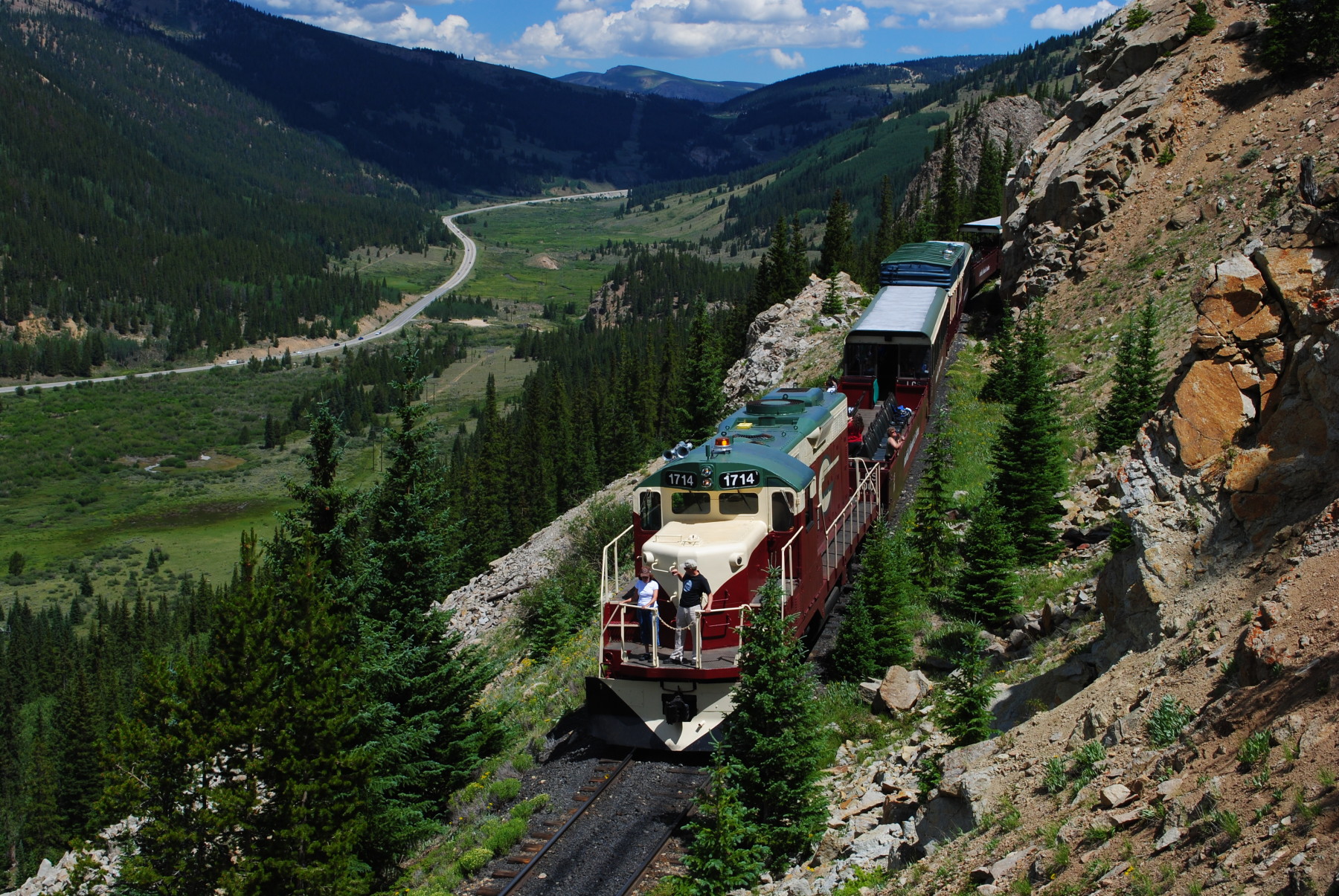 witness breathtaking panoramic views aboard the leadville railroad! photo