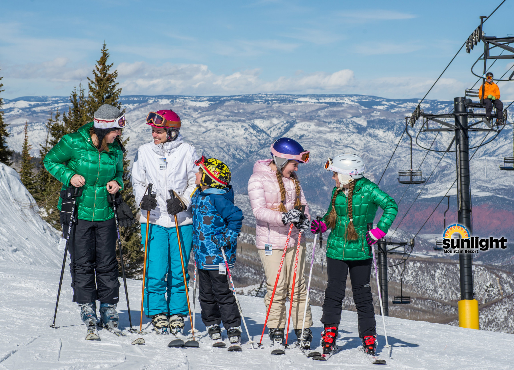 tucked amid the roaring fork valley, sunlight offers affordable skiing in the heart of the rocky mountains. photo