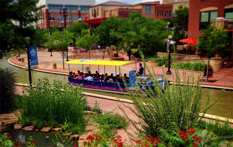 arkansas riverwalk in pueblo photo