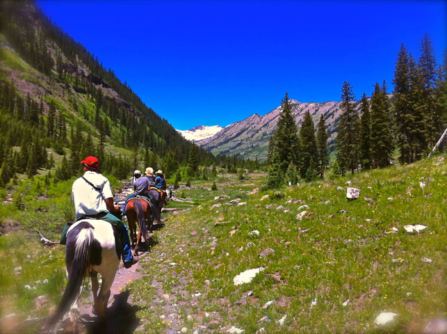 fantasy ranch horseback riding in crested butte photo