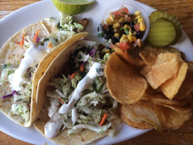 very important tacos at boathouse cantina in salida photo