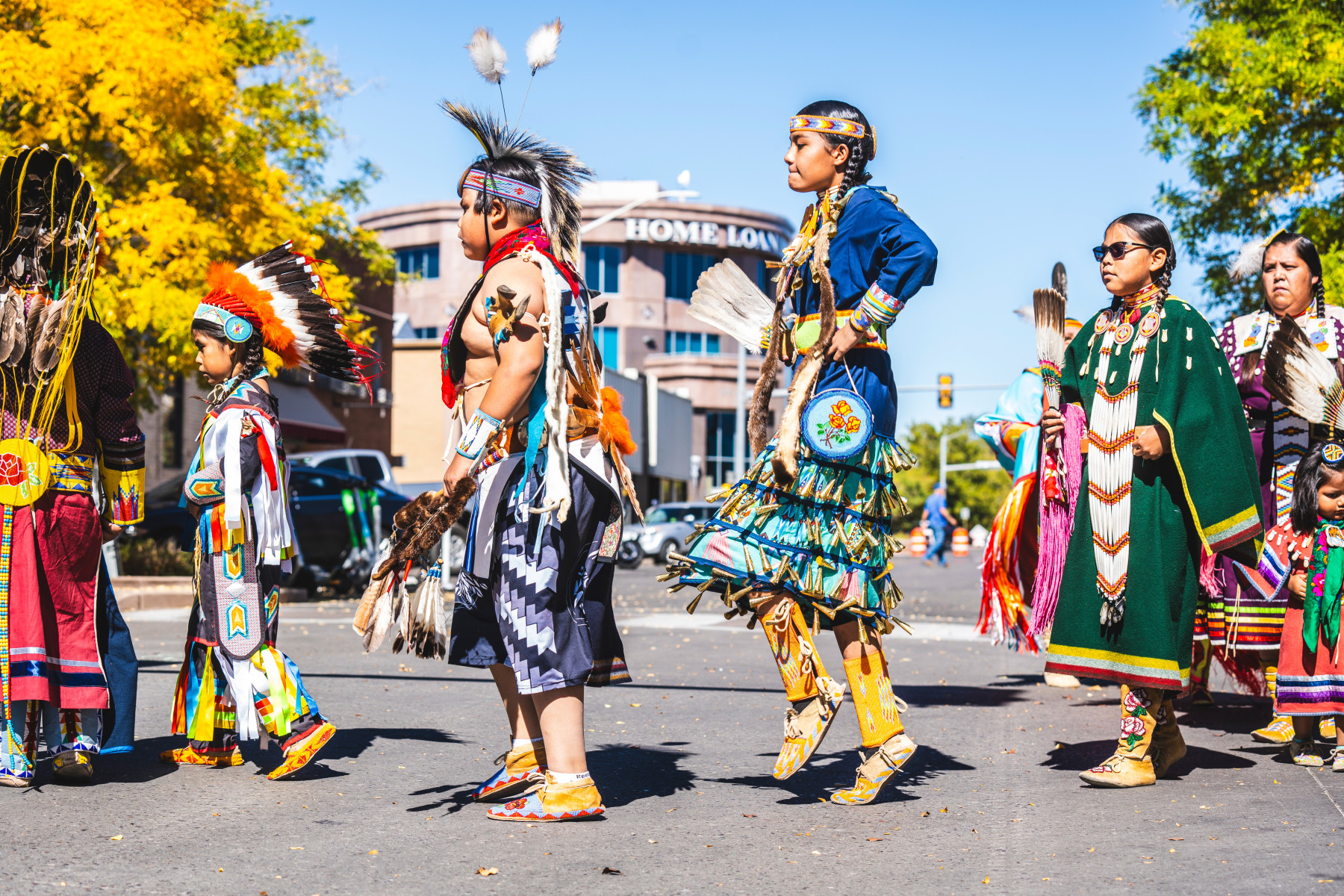 native american dancers at art fest. photo by devon balet photo 8