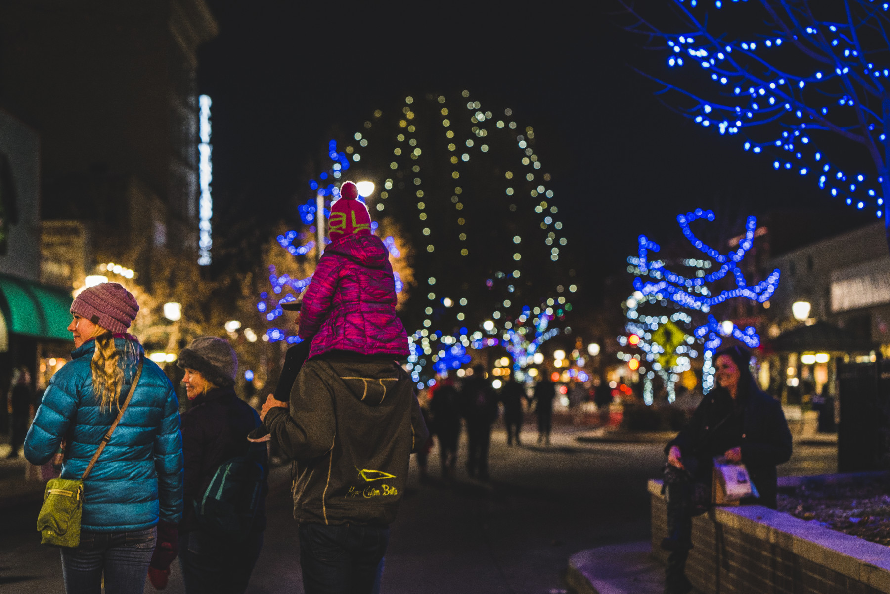 downtown holiday lights. photo by devon balet photo 7