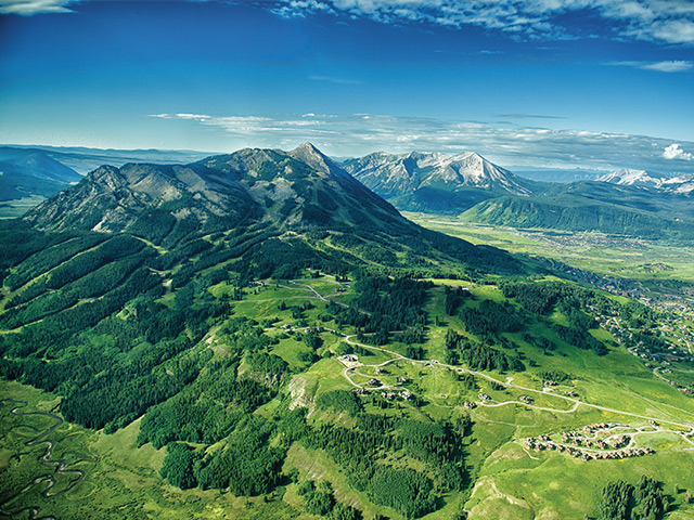 mt. crested butte in the summer photo