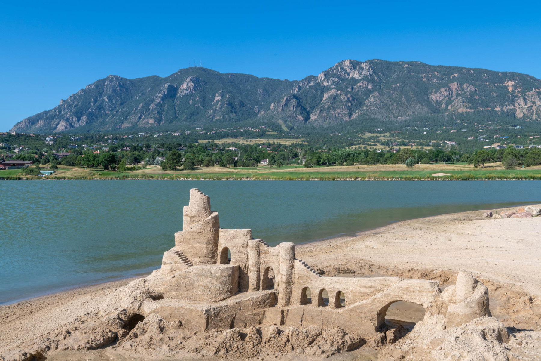 kids and adults alike love our 35-acre lake and private beach! in the summer boat usage is free for resort guests. photo 8