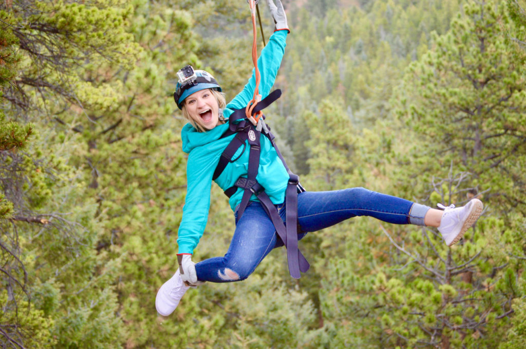 ziplining through the rockies! photo 5