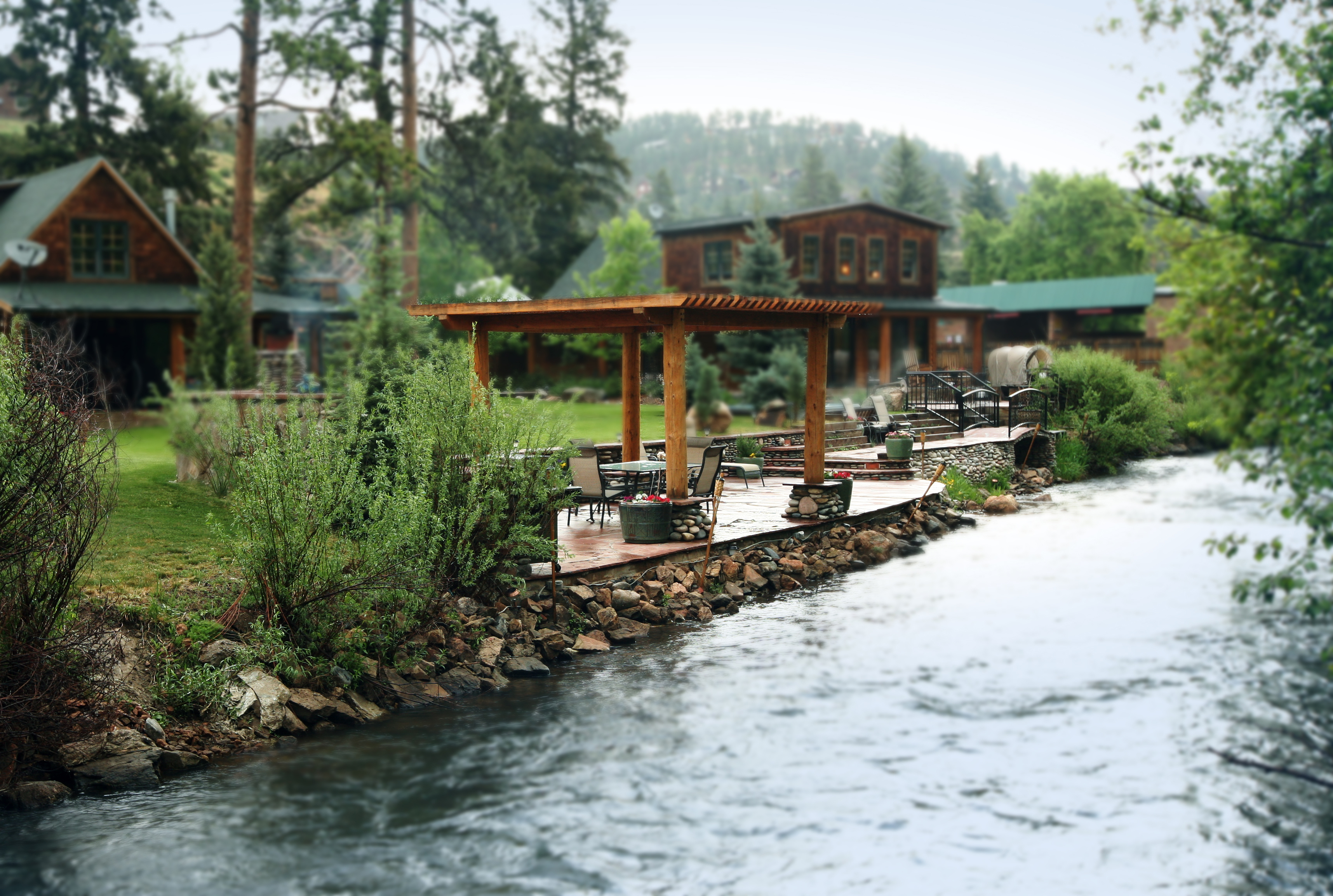 a unique retreat by the creek photo